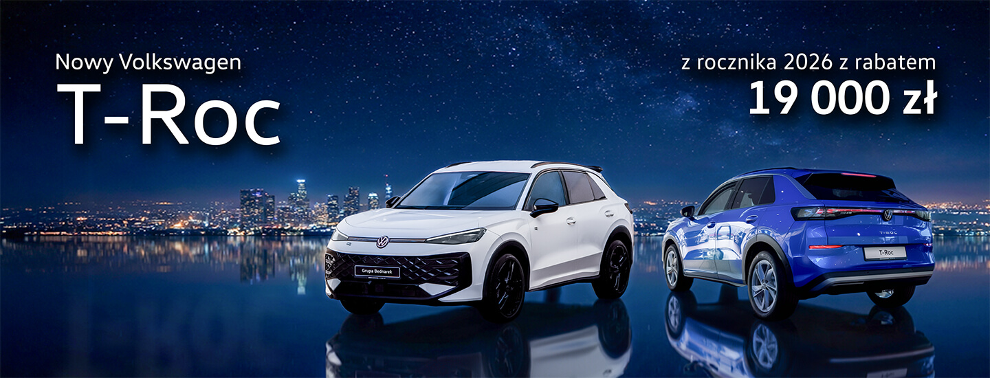 Nowy Volkswagen TRoc noc